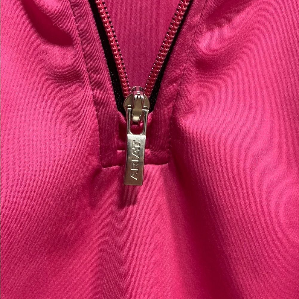 AriatTEK Bryce Cold Series Quarter-Zip Pullover – Pink & Black | Size Large - Picture 5 of 14